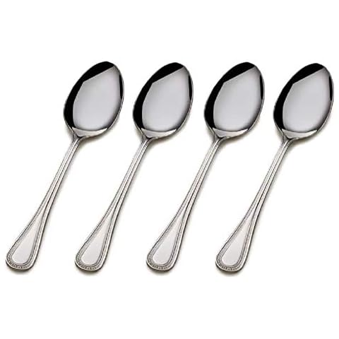 Wallace Continental Bead 18/10 Stainless Steel Teaspoon (Set of Four) Cover