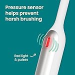 Quip 360 Oscillating Rechargeable Electric Toothbrush with Extra Brush Head - Soft Bristles, Pressure Sensor, 3 Intensities, 30-Day Battery Life, 2-Min Timer, Travel Case, Mirror Mount - Silver Cloud - Image 4
