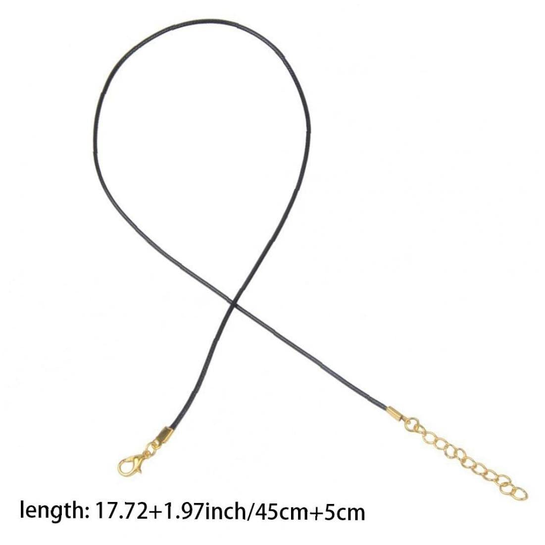 Yolev 28 stuks ketting koord katoenen ketting 45 cm mix kleur ketting koord met kreeft klauw gesp sieraden maken ketting touw string met gesp voor doe-het-zelf armband hanger