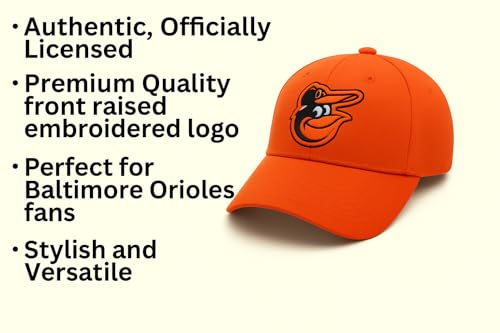 Gorra béisbol juvenil ajustable naranja con logo miniatura 5
