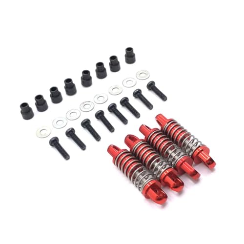 RC�V���b�N For WLtoys 284131 For K969 K979 For K989 For K999 For P929 P939 1/28 RC�J�[�A�b�v�O���[�h�����A�N�Z�T���[�p�[�c���^���V���b�N�A�u�\�[�o�[(Red)