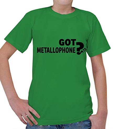 Custom Brother - GOT METALLOPHONE Music Musician Kids Short Sleeve T Shirt Green