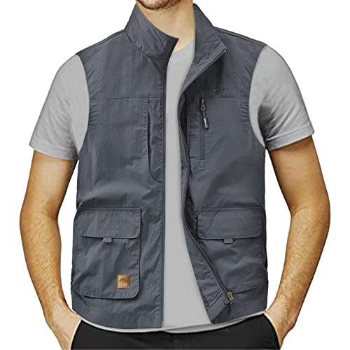Gilet de pêche à séchage rapide idéal pour le safari et les voyages actifs