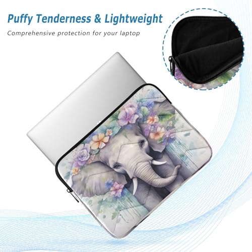 Funda Floral Elephant para Laptop 13-14 Pulgadas miniatura 5