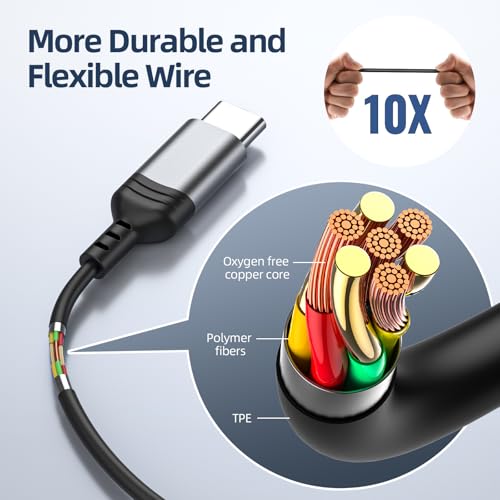 Image of USB C Wired Earphones with Microphone & Volume Control, Type-C in-Ear Headphones with Portable Pouch & Noise Isolating Stereo Sound for Samsung, Google Pixel, iPad Pro, Laptop, Tablet (Black)
