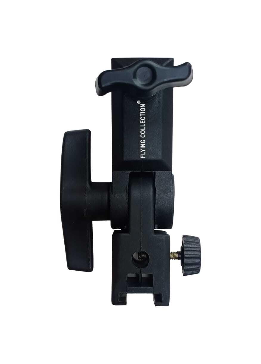 FLYING COLLECTION Heavy-Duty Plastic U Clamp Holder, Flash Bracket with Shoe-Umbrella Mount Connector, Sungun Adapter, Stroller for Speedlite, LED Video Light, Photography & Videography-image-27