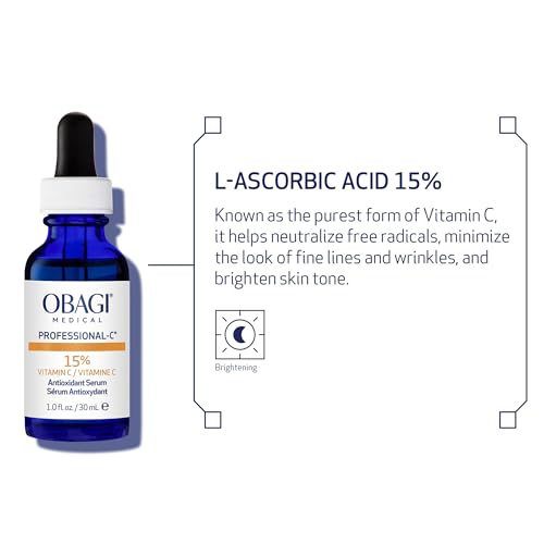 Best Vitamin C Serum for Oily Skin: Top Dermatologist-Recommended Picks for 2026 14 Obagi Professional-C 15% Vitamin C Serum – Helps Brighten Skin Tone and Minimize the Appearance of Fine Lines & Wrinkles – 1 oz
