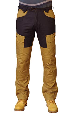 PRIME Pantaloni da Lavoro da Uomo Esercito Military Pantaloni da Lavoro Cargo da Combattimento WRK-02 (wk-007, 30W X 34L)