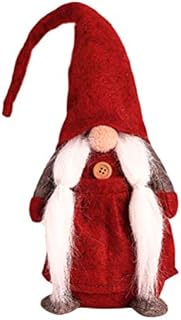 BESTOYARD Christmas Gnome Swedish Scandinavian Santa Tomte Nisse Festival Decoration Supplies Plush Doll Gift(Red)