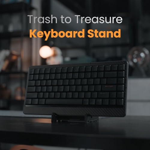 Image of LOFREE Edge Low Profile Mechanical Keyboard, 75% Rechargeable Bluetooth and Wired Connection for Window, Mac OS /POM Switches 2.0, Carbon Fiber Top Case, Mg Alloy Bottom Case (Metallic Silver)