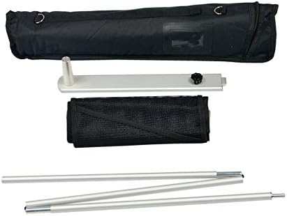 Signworld 4 Pocket Roll Up Literature Rack Display Mesh Fabric