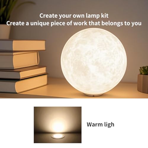 FYSETC 3D Printer Parts - Craetive DIY LED Lamp Kit: Only Hardware Accessories NO 3D Printed Parts, Bright Light Energy-efficient Custom Lighting Project for Pure White Nightlight Models