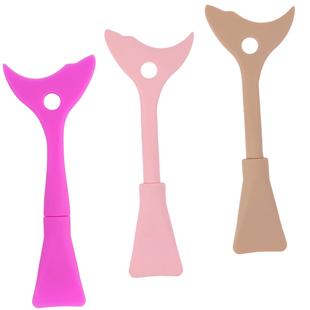 Beatifufu 3Pcs Eyelash Shield Applicator Tool for Effortless Eye Makeup Eyeliner Guard and Mascara Separator and Easy to Clean and Reusable