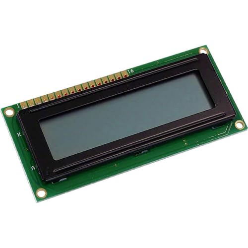 Display Elektronik DEM16216SGH Pantalla LCD, 16 x 2 Pixel, 80mm Ancho, 36mm Altura, 7.1mm Profundidad