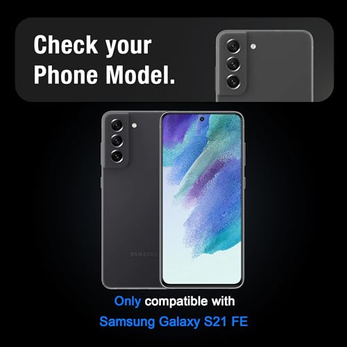 Image of Supershieldz NeoGuard HD+ Tempered Glass Screen Protector Guard for Samsung Galaxy S21 Fe, 9H Hardness | Case-Friendly | Easy Installation Kit