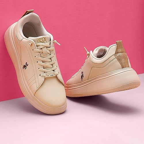 Image of U.S. Polo ASSN. Ariel 2.0 Nude Light Weight Sneaker Shoes