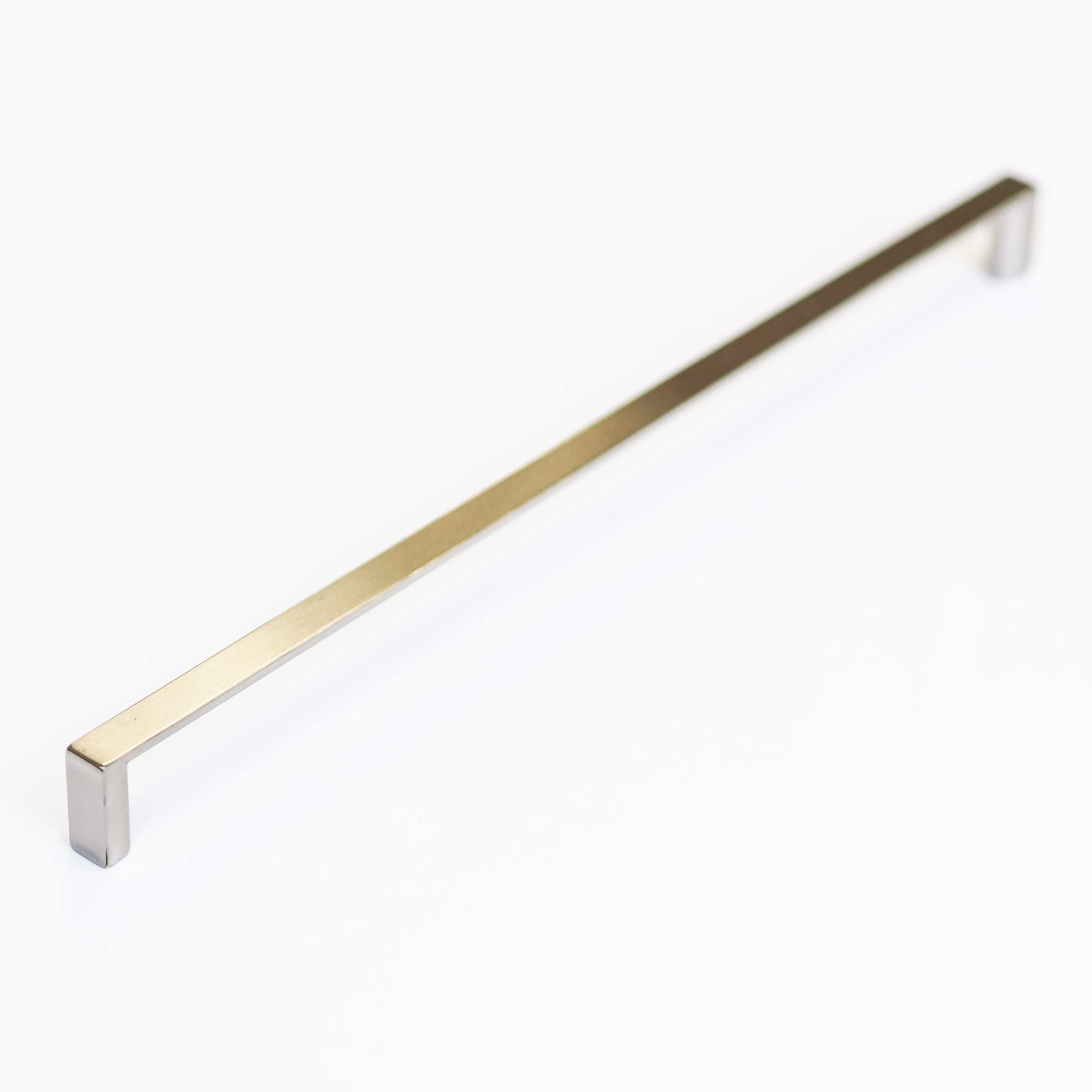 25x 320mm Nickel Handles Brushed Cabinet Cupboard Door Drawer Grey Square Pull
