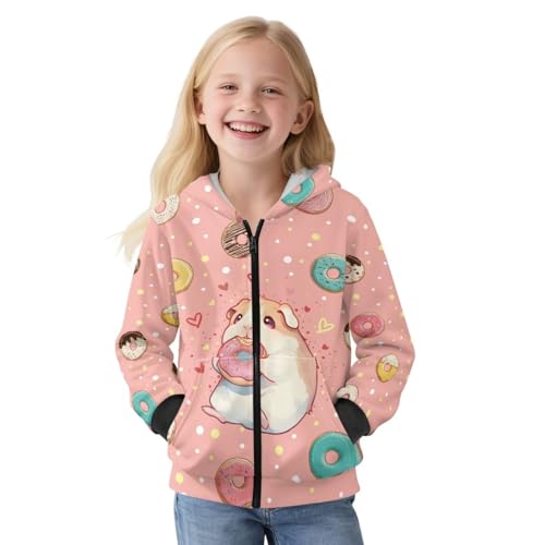 GzzxiailgKids Clothes Full Zip Up Hoody Sweatshirts for Girls Boys Active Hoodies Long Sleeve Student Activewear Casual