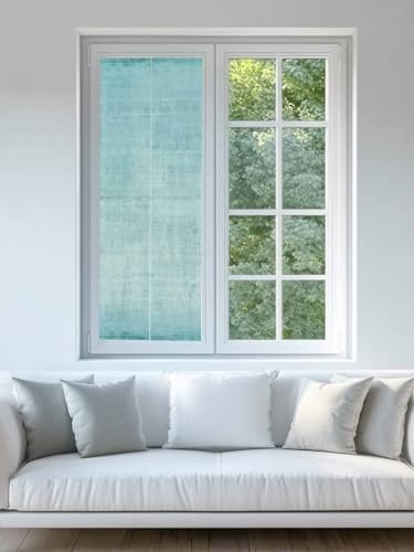Película Decorativa para Ventanas Privadas Teal 17.7x78.7 in miniatura 4