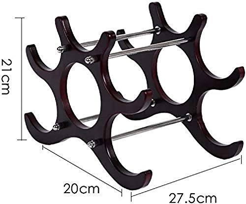 Estante de vino de madera para almacenamiento miniatura 3