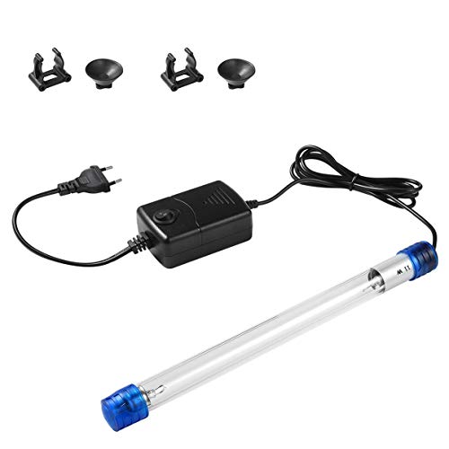 LEDGLE 11W UV esterilizador luz Sumergible luz UV Impermeable Algas Matar lámpara...