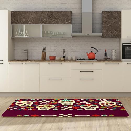 Alfombrillas de cocina VAPOKF de pasillo y lavandería absorbentes y lavables 3