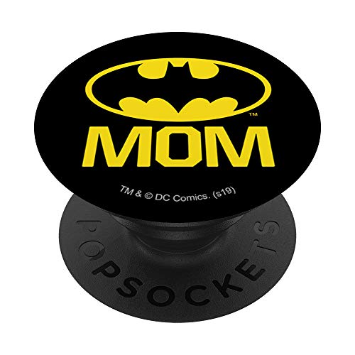 Batman Bat Mom Shield Logo PopSockets Swappable PopGrip