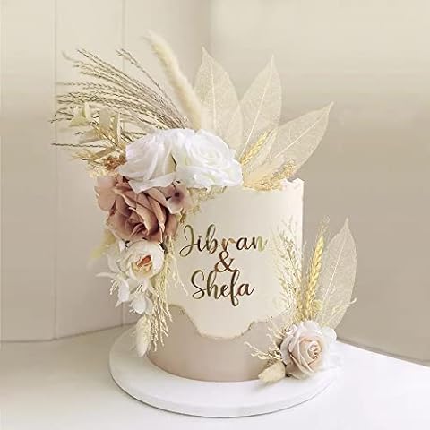 22 PCS Boho Cake Topper Decorations Cover
