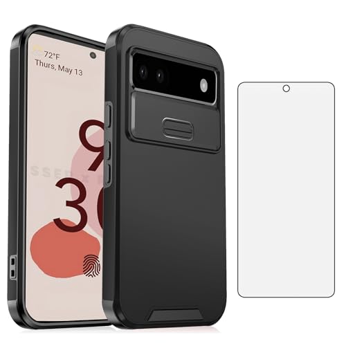 Coque Pixel 7 fine silicone avec film écran verre et clapet objectif