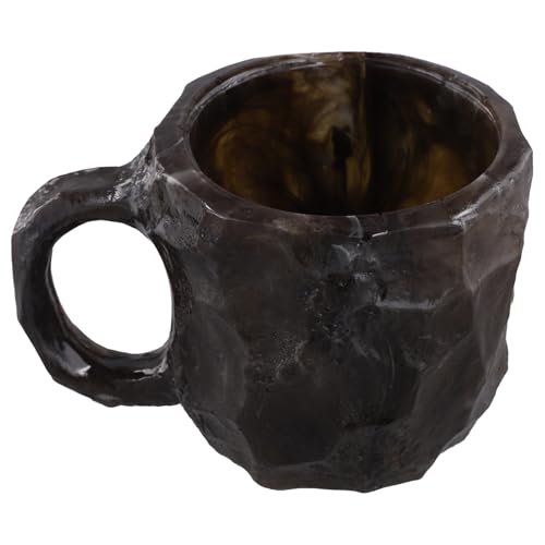 Yominerr Elegante de Café de Cristal de Geoda - de Café de Cristal Mineral de Piedra de Cuarzo, Ideal para Bebidas Calientes C