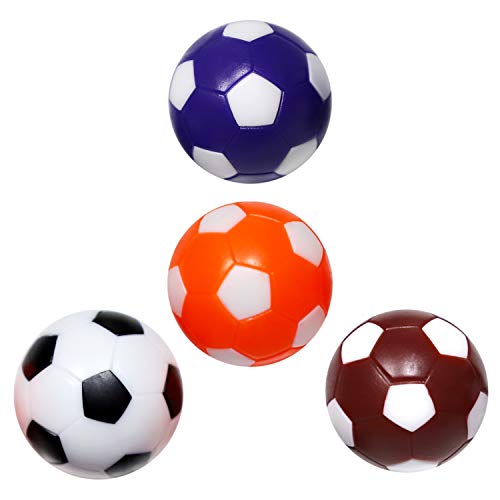 NONE BRAND Foosball Balls Mini Table Soccer Balls 1.4\" (36mm), 14 Pack (Blue, Pink, Dark Red) - Thumbnail 2