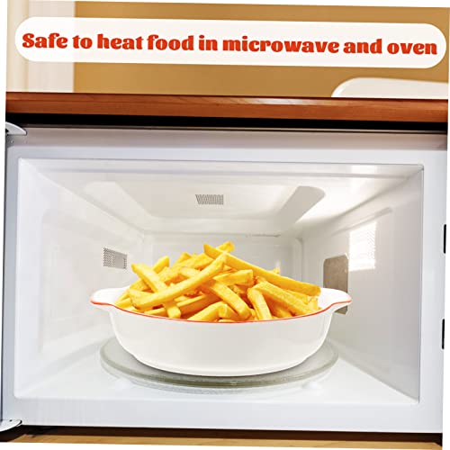 Luxshiny 2Pcs Assadeira De Cerâmica Fritadeira De Ar Frigideira Forno Airfryer Grelha De Cerâmica Ap