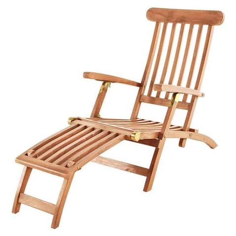 Tumbona Plegable y Ajustable de Madera de Teca Cover