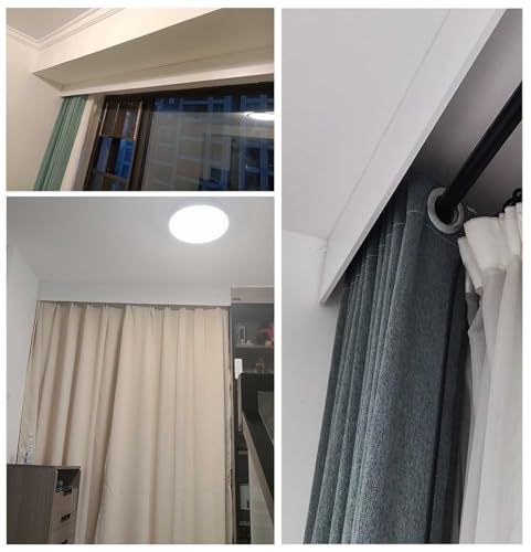 Caja para cortina opaca y cenefa decorativa para la gestión de luz en puertas de terraza 5