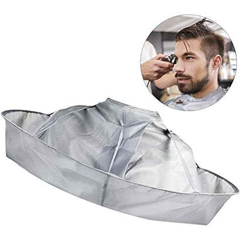 Salon Hair Cutting Cloak Umbrella, Waterproof Foldable Hairdressing Cape Umbrella, Adjustable Haircut Cape Umbrella for Adult Kids Cover