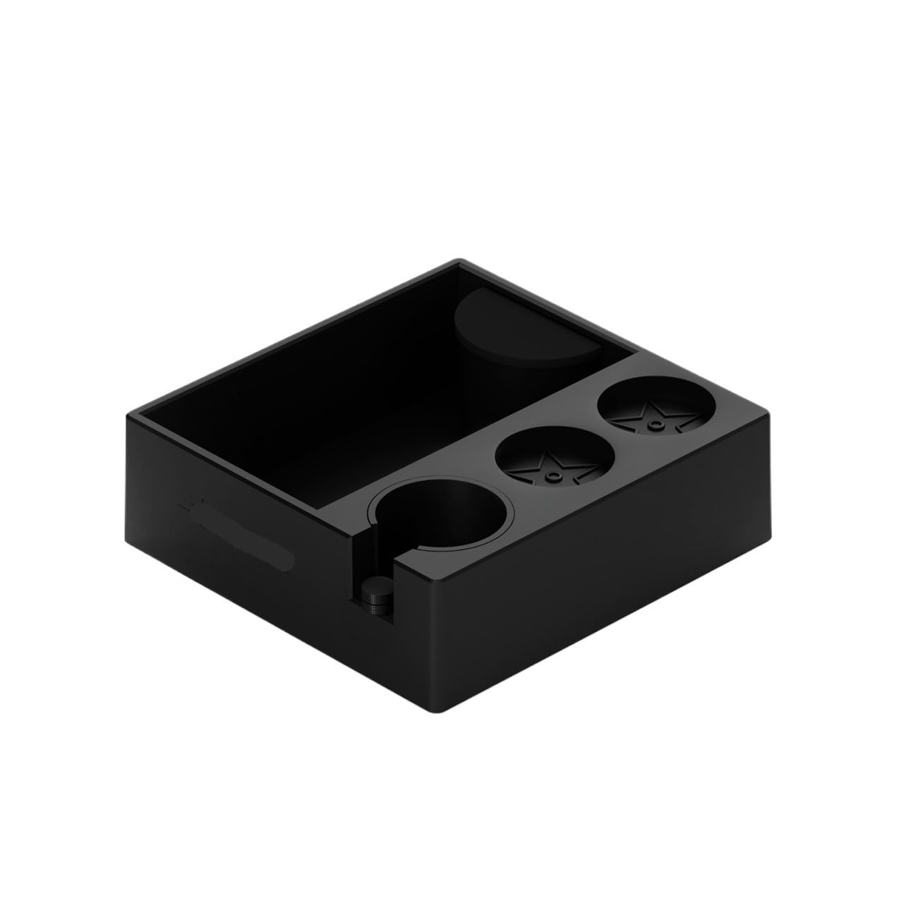 Caja De Golpe De Café Expreso, Estación De Manipulación De Café De 51-58mm, Soporte De Portafiltro AdjuSteady, Soporte Distribuidor, Accesorios De Barista(Knock Box(51-54))