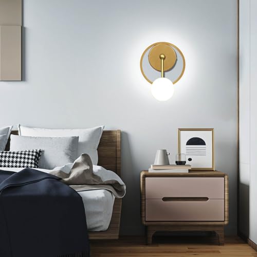 Image of XEYOU 18W Modern Wall Sconce Lighting Indoor LED Creative Wall Light Fixture Clock Shape Decoration Wall Lamp for Living Room Bedroom Stair Corridor