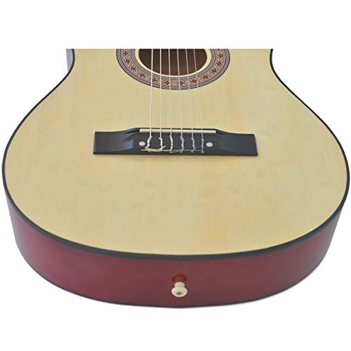 Violão Acústico Clássico 6 Cordas Nylon Natural Aubvo612 Auburn + Capa