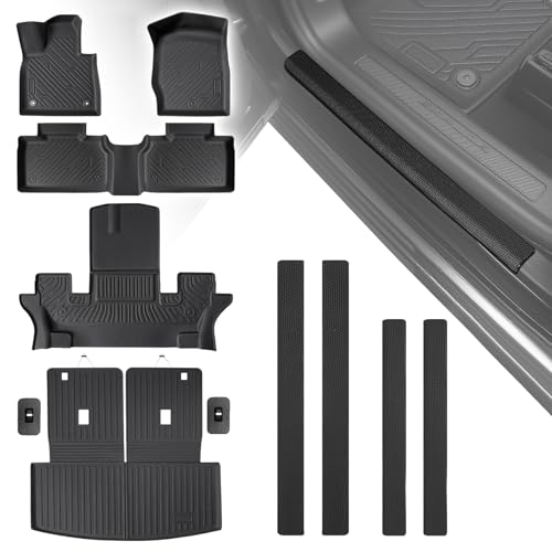 Image of TAPTES Floor Mats & Cargo Liner for Ford Explorer 6 Seats 2020-2026