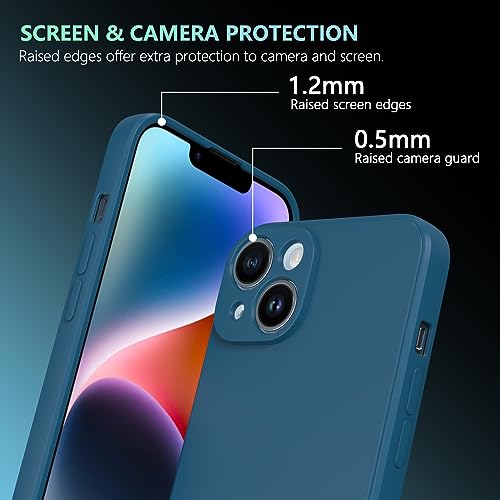 Image of for iPhone 14 Plus Case Dark Blue, Scratch Resistant with Soft Touch, Slim Thin Phone Cover for iPhone 14 Plus 6.7 inch