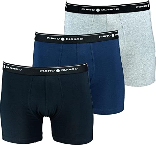 Punto Blanco Triplo Bóxer Basix, Bóxer para Hombre, Multicolor 595, Small (Tamaño del fabricante:44) Cover