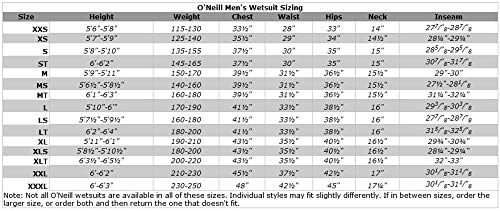 O'Neill Men's O'Riginal 2mm Back Zip Sleeveless Spring Wetsuit, Black, XX-Large