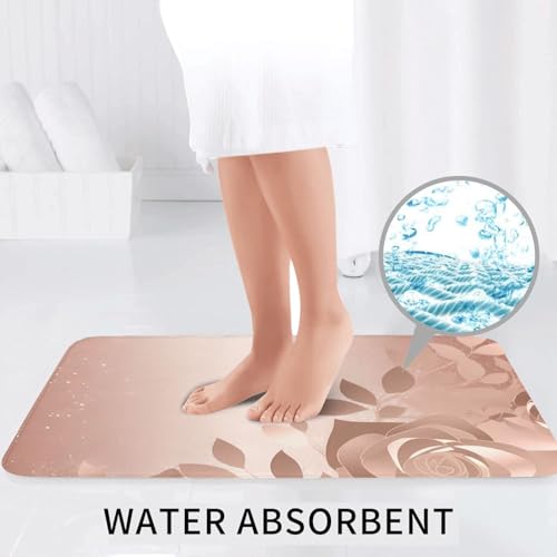 Tapis de bain antidérapant en flanelle microfibre super doux et épais de luxe - 7