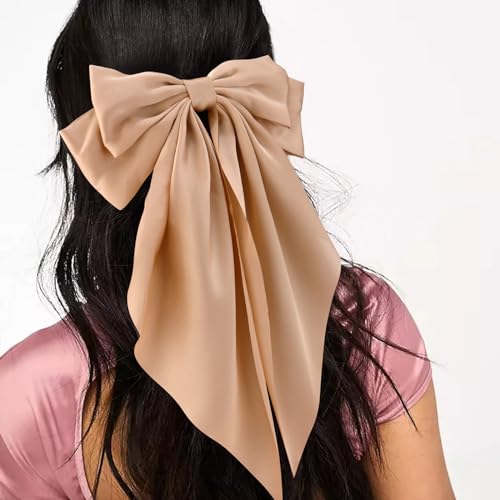 Save 33% on Velscrun 3-Piece Large Satin Hair Bows for Women