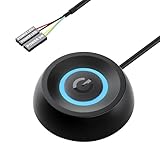 【Installation facile】 Connectez simplement les connecteurs POWER LED+, POWER LED- et POWER SW à la carte mère, puis retirez l'autocollant et collez-le dans la bonne position.