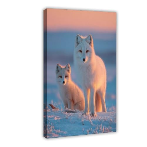 Poster sur toile renard pour créer une ambiance cosy dans votre chambre