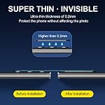 Suoman 3-Pack for Samsung Galaxy S22 Ultra 5G Tempered Glass Camera Lens Protector, Camera Lens Protector for Galaxy S22 Ultra 5G 6.8 Inch [Not Affect Flash] [Scratch-Resistant] - Black