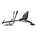 SmartGyro Crazy-Kart Black - Hoverkart, Soporte adaptable para patín eléctrico, Eje de...