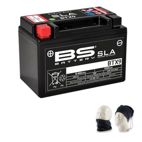Compatible con Honda CBR F (M/N/P) (PC25) 600 600 1991-1994 BS BTX9-BS BATERIA Completa YA Lista para INSTALACIÓN 12V/8AH BATERÍAS YUASA YTX9-BS para Moto Scooter 150X87X105MM