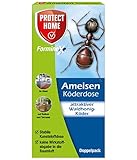PROTECT HOME Ameisen Köderdose, Ameisenköder gegen Ameisen im Haus, auf Balkon und Terasse, 2 Köderdosen